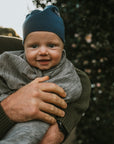 Baby Merino Wrap | Grey Marle