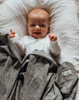 Baby Merino Wrap | Grey Marle