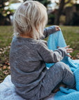 Merino Long Sleeve Top | Grey Marle