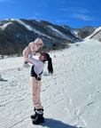 Baby Merino Adventure Socks | Light Blue Clouds