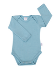 Long Sleeve Merino Bodysuit | Sky Blue
