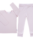 Organic Merino Pyjamas | Pale Pink