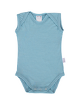 Singlet Merino Bodysuit | Sky Blue