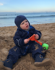 Sweet Cheeks Merino Navy Snug Beanie - Made in New Zealand.