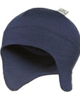 Sweet Cheeks Merino Navy Snug Beanie - Made in New Zealand.