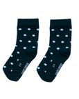 Crew Merino Socks | Forest Green Dots