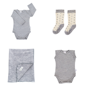 Baby Merino Essentials Gift Pack | Grey Marle