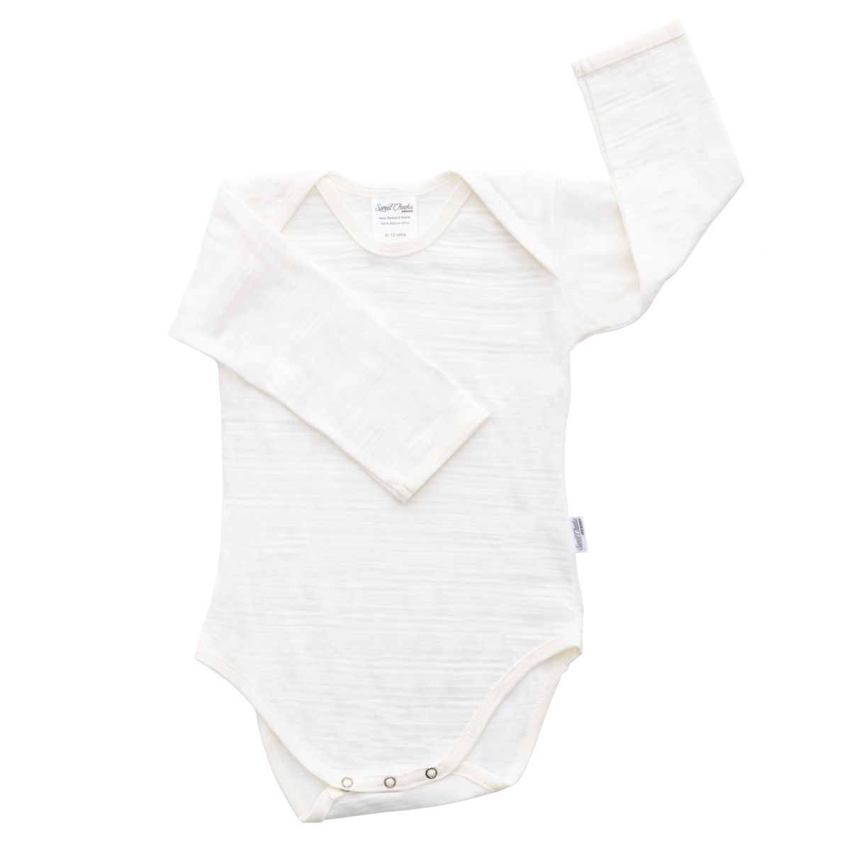 Merino wool bodysuit NZ Made Sweet Cheeks Merino Australia