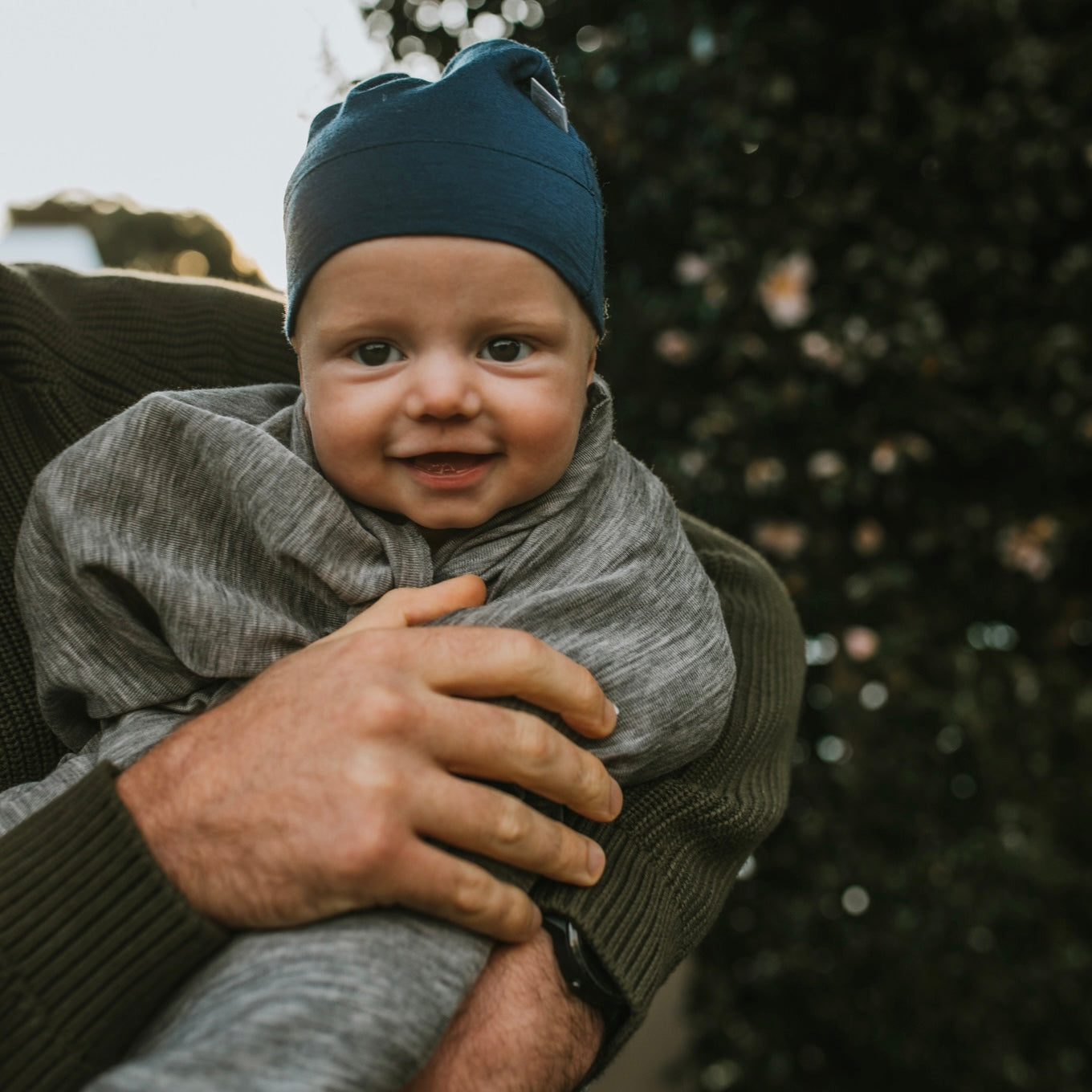 Baby Merino Wrap | Grey Marle