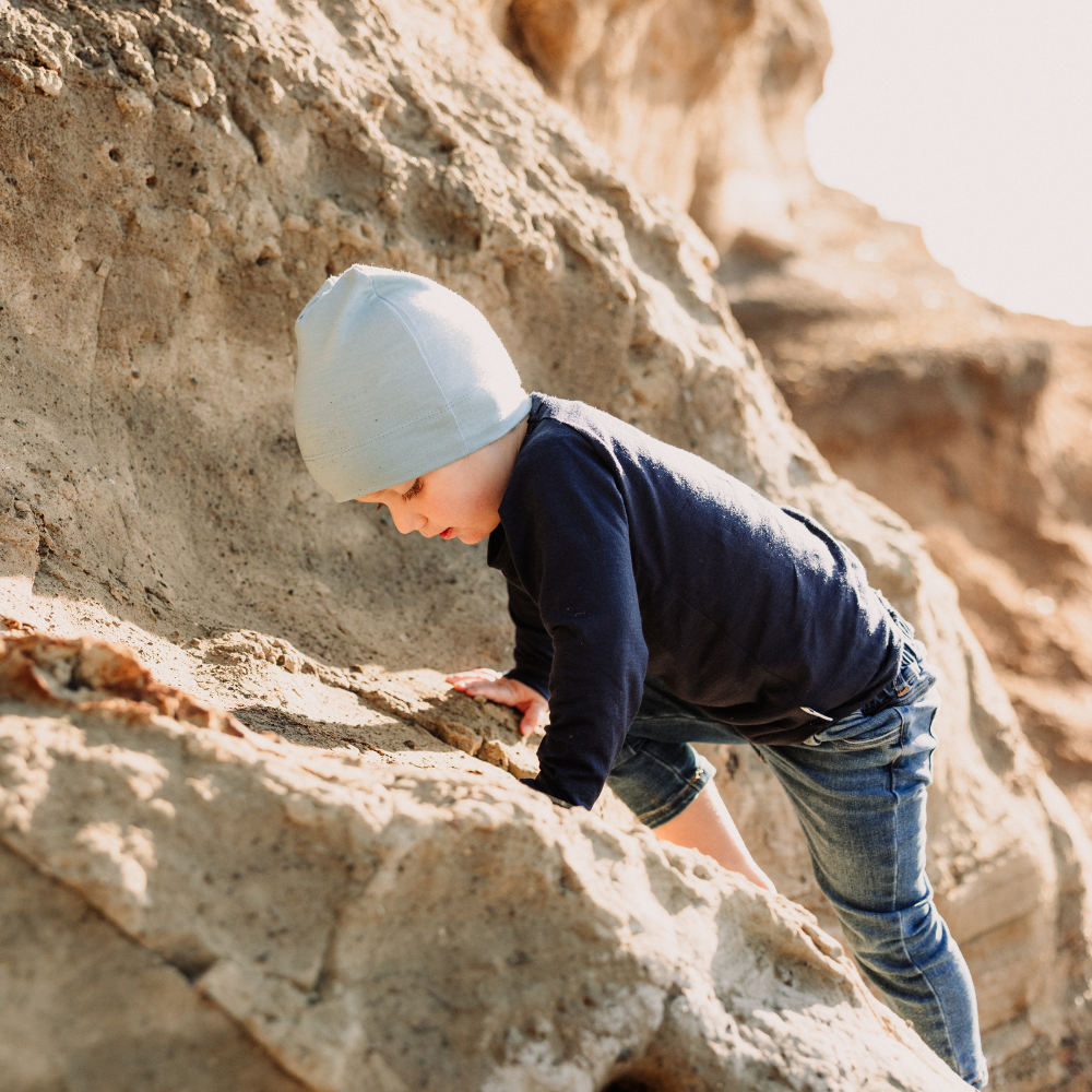 Baby Merino Beanie | Sky Blue
