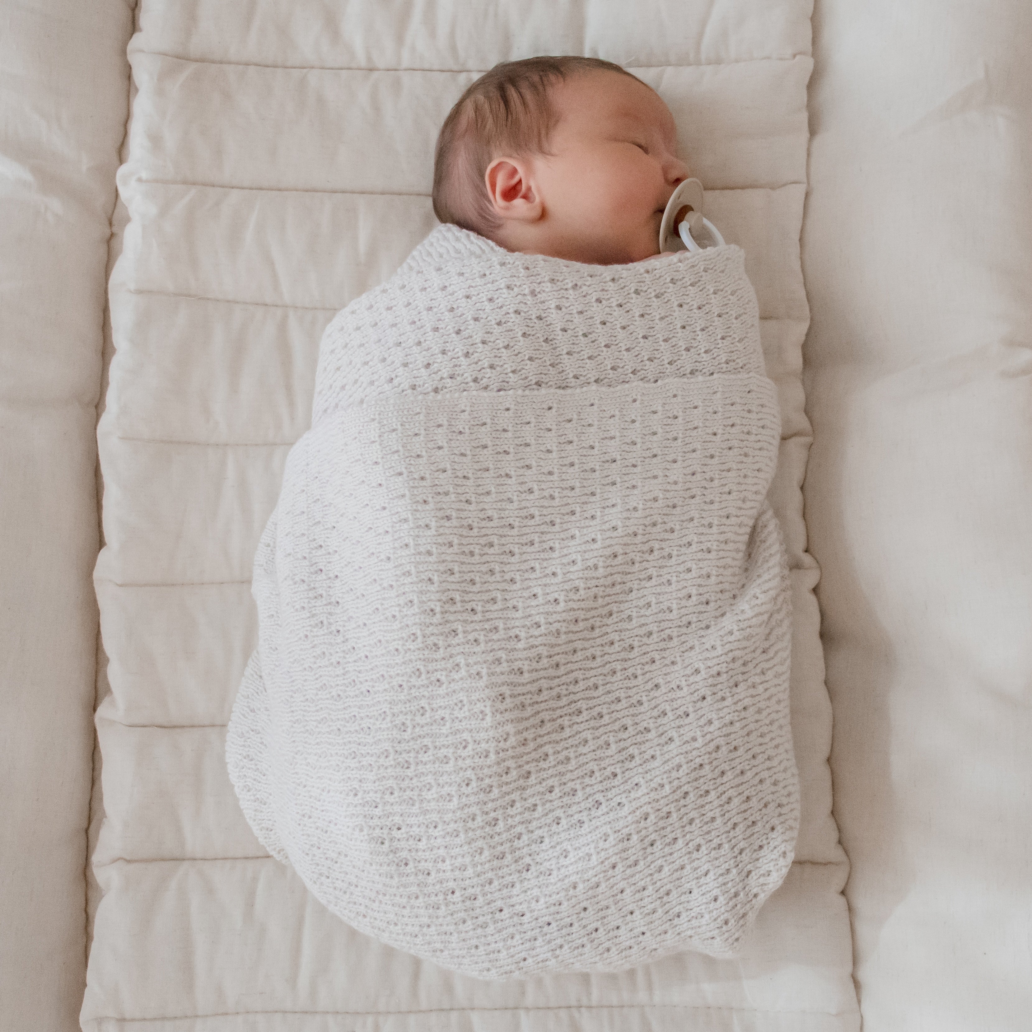 Merino Knit Blanket | Oatmeal