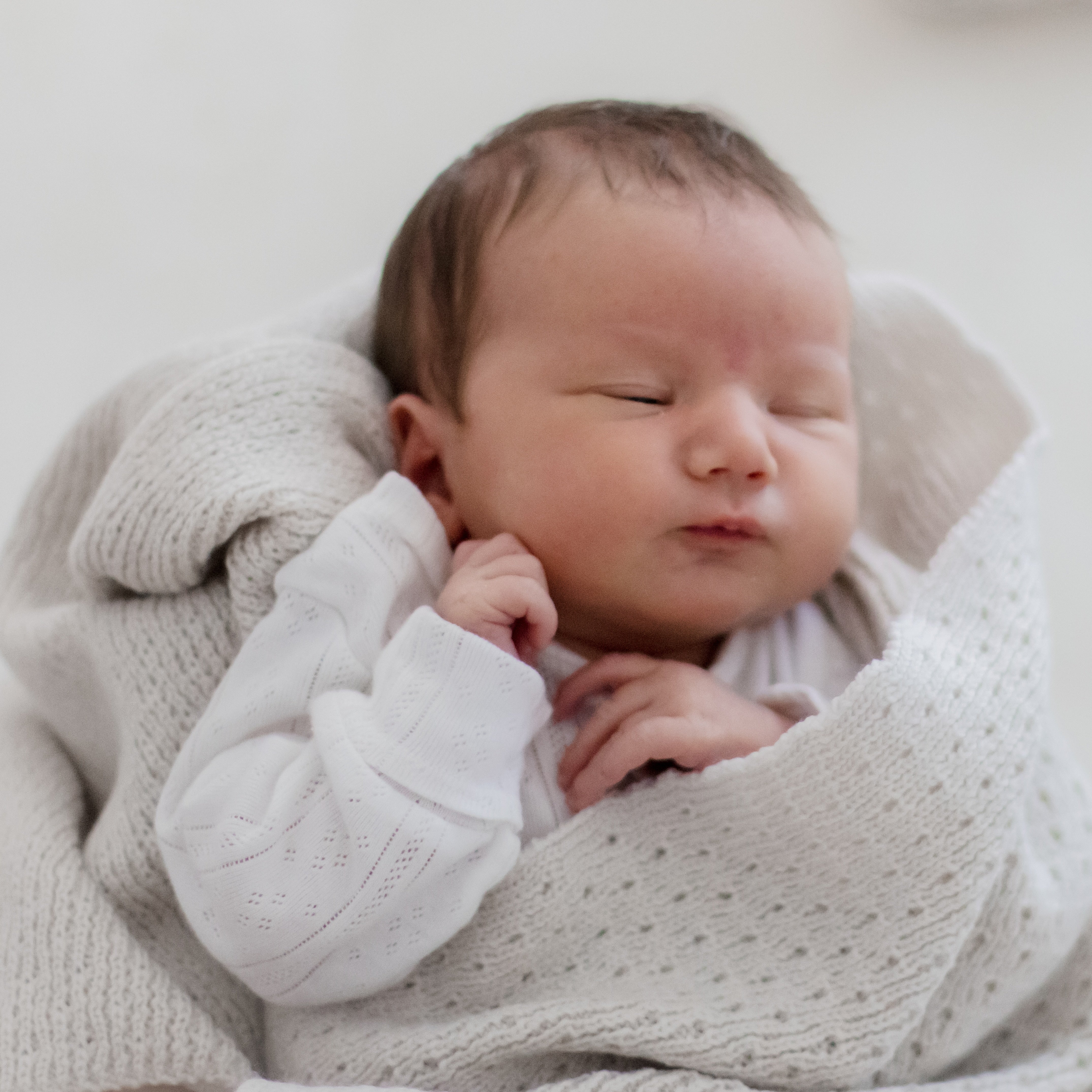 Merino Knit Blanket | Oatmeal