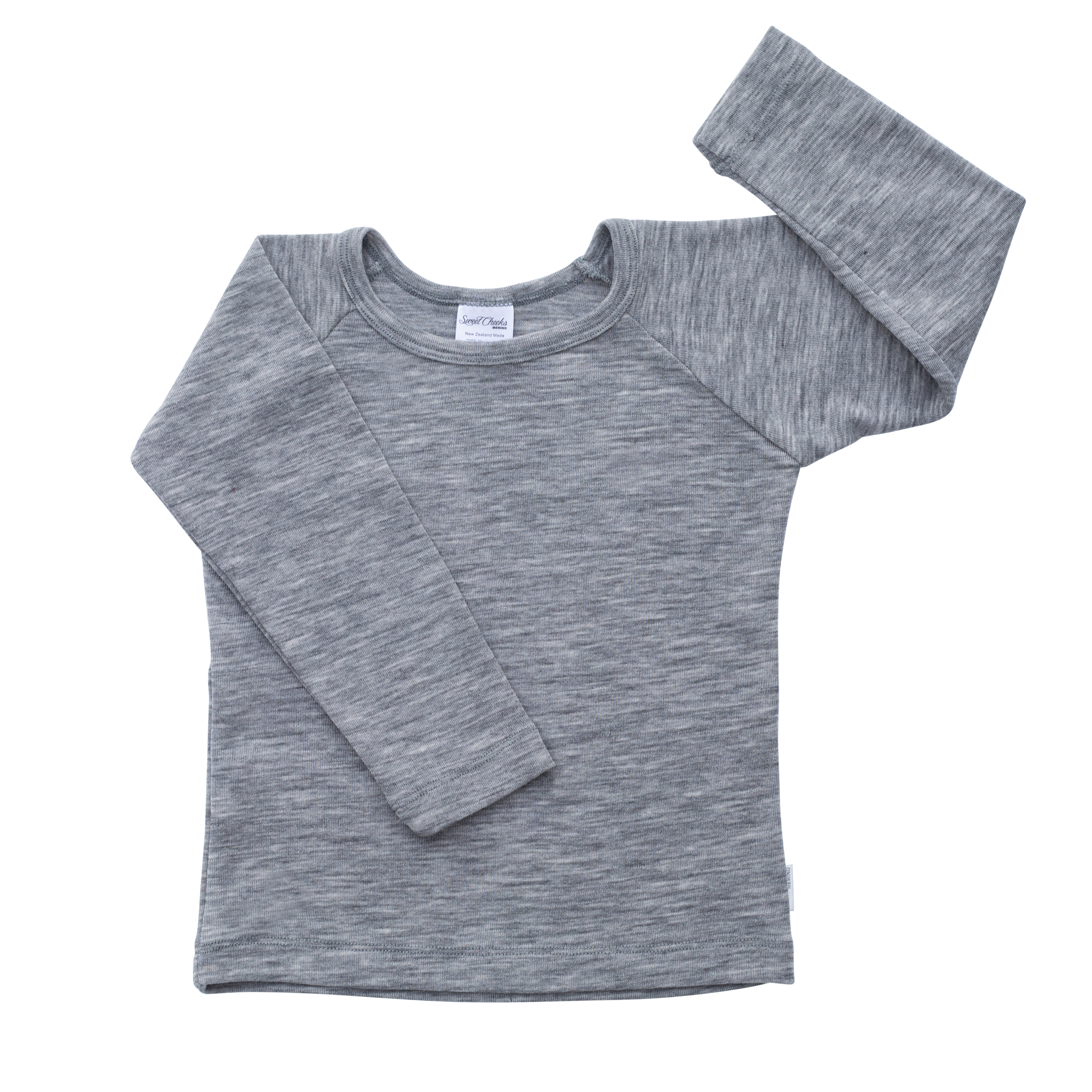 Long Sleeve Top | Grey Marle