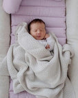 Merino Knit Blanket | Oatmeal