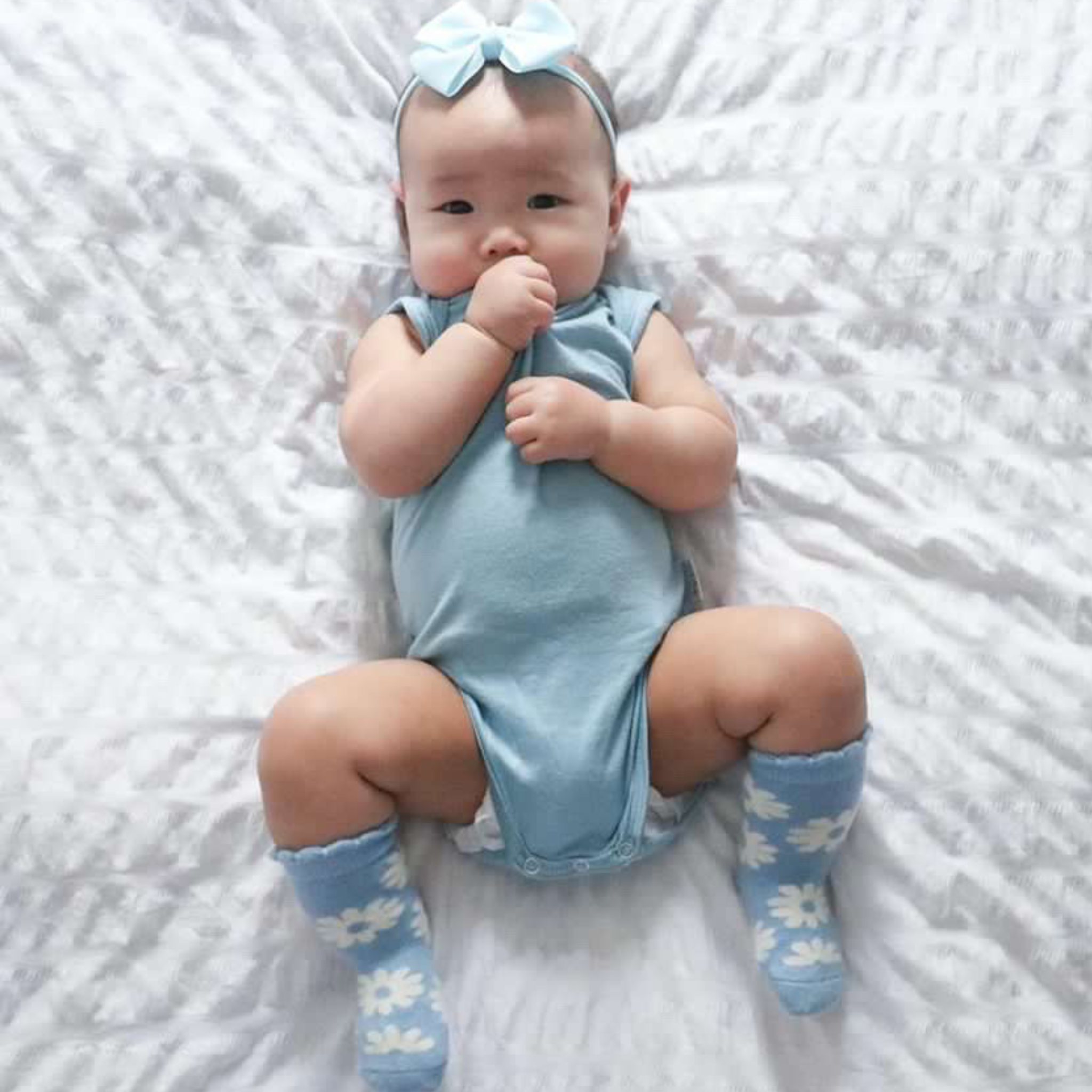 Singlet Bodysuit | Sky Blue