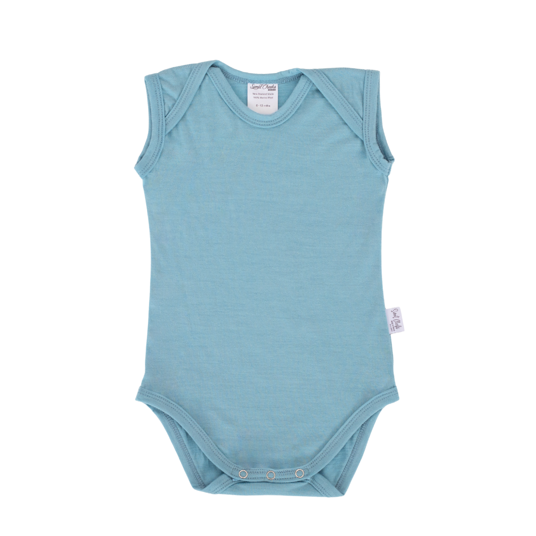 Singlet Bodysuit | Sky Blue