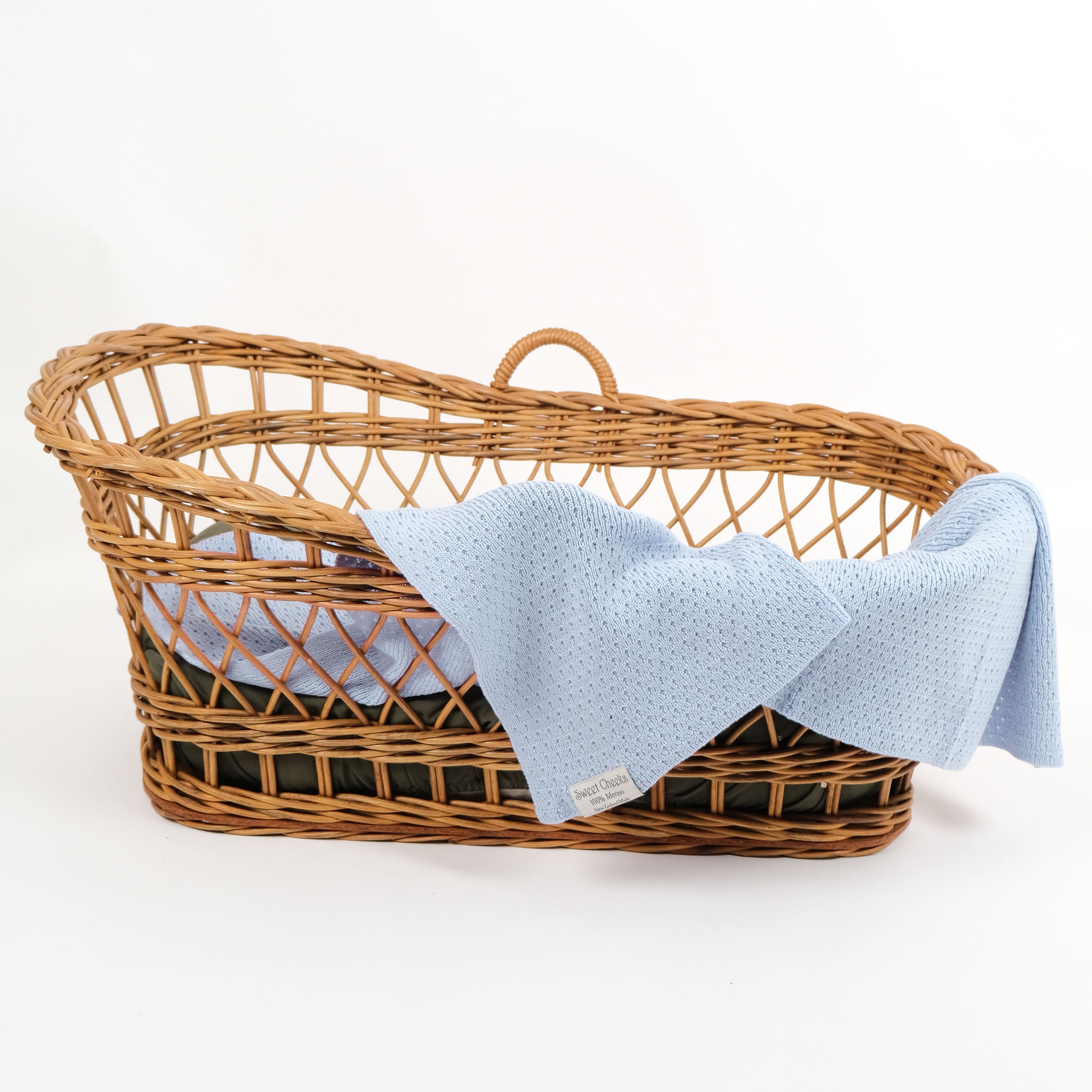 Merino Knit Blanket | Sky