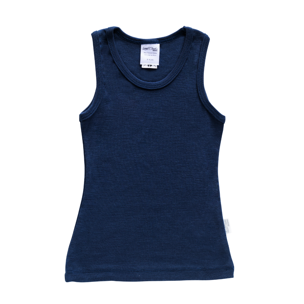 Merino Singlet | Indigo