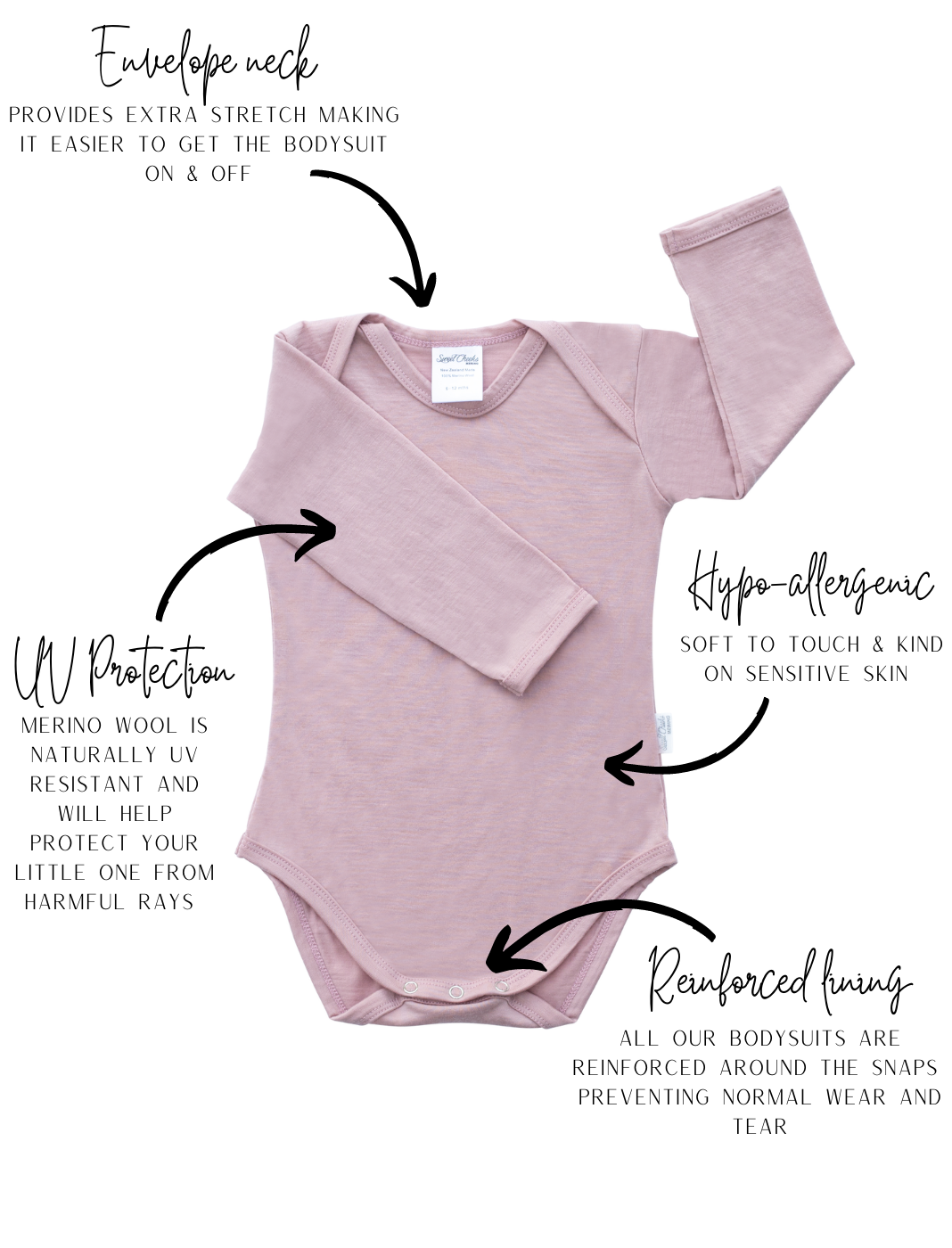 Long Sleeve Bodysuit | Navy