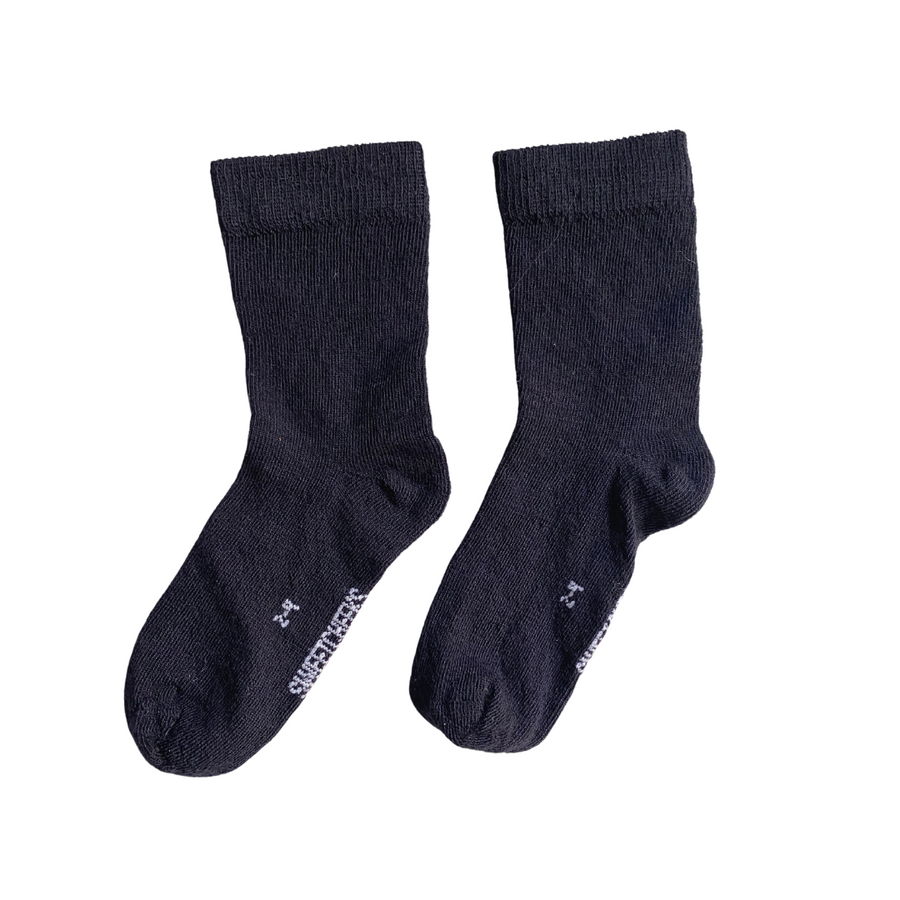 Merino Wool Navy Socks For Babies Sweet Cheeks Merino Australia
